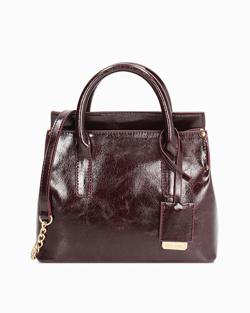 Mini bag con dettagli dorati